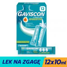 Gaviscon Zawiesina doustna o smaku mięty, 12 sasz.