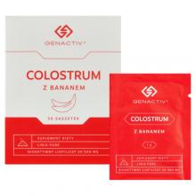 Zdjęcie produktu - GENACTIV Colostrum z bananem, 30 saszetek