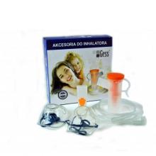 Zdjęcie produktu - Gess Opti Zestaw akcesori&oacute;w do inhalatora (nebulizator GESS OPTI, maski (dzieci, dorośli), 5 filtr&oacute;w, przew&oacute;d, ustnik z zastawką)