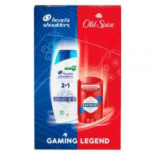 Zdjęcie produktu - Zestaw Head&Shoulders Classic Clean 2w1 Szampon przeciwłupieżowy z odżywką, 330 ml + Old Spice Whitewater Dezodorant w sztyfcie dla mężczyzn, 50 ml