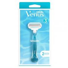 Zdjęcie produktu - Gillette Venus 3 Smooth Maszynka do golenia z wymienną głowicą + 2 wkłady