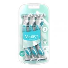 Zdjęcie produktu - Gillette Venus 3 Jednorazowe maszynki do golenia, 6 szt. USZKODZONE OPAKOWANIE