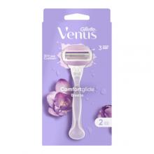 Zdjęcie produktu - Gillette Venus Comfortglide Breeze Maszynka do golenia dla kobiet + 2 wymienne wkłady