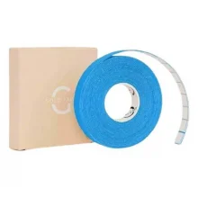 Zdjęcie produktu - Gold Tape Taśma do kinesiotapingu twarzy 1 cm x 5 m niebieska, 1 szt. KR&Oacute;TKA DATA 30.11.2026