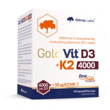 Zdjęcie produktu - Olimp Gold-Vit D3 + K2 4000, 120 kaps.