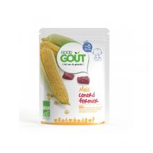 Zdjęcie produktu - Good Gout BIO Kukurydza z mięsem z kaczki, 190g