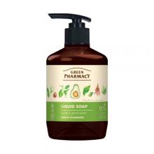 Zdjęcie produktu - Green Pharmacy Mydło w płynie aloes i awokado, 460 ml