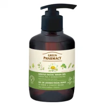 Zdjęcie produktu - Green Pharmacy Delikatny żel do mycia twarzy Zielona herbata i Ginkgo biloba, 270 ml