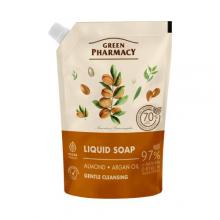Zdjęcie produktu - Green Pharmacy Mydło w płynie migdały i olej arganowy, 460 ml