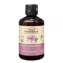 Zdjęcie produktu - GREEN PHARMACY Olejek do kąpieli i pod prysznic, r&oacute;ża damasceńska i białe piżmo, 250ml