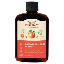 Zdjęcie produktu - Green Pharmacy Olejek do masażu rozgrzewający, 200 ml
