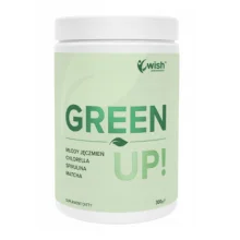 Zdjęcie produktu - Wish Pharmaceutical Green Up Młody jęczmień Chlorella Spirulina Matcha, 300 g