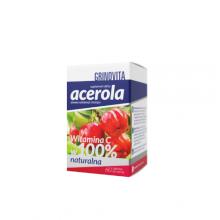 Zdjęcie produktu - GRINOVITA acerola, 60 tabletek - naturalna witamina c 