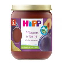 Zdjęcie produktu - HiPP BIO Gruszki ze śliwkami dla niemowląt po 5. miesiącu życia, 160 g