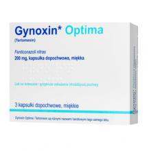 Zdjęcie produktu - Gynoxin Optima 200 mg, 3 kapsułki dopochwowe (Delfarma)