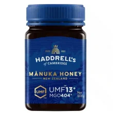 Zdjęcie produktu - Haddrell's UMF13+ MGO404+ Mi&oacute;d Manuka, 500 g