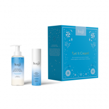 Zdjęcie produktu - HAGI Zestaw Let It Cream Aqua Zone Naturalny żel-galaretka do mycia twarzy, 150ml + Głęboko nawilżający krem na dzień, 50ml KR&Oacute;TKA DATA 05.09.2026