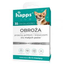 Zdjęcie produktu - HAPPS Obroża przeciw pchłom i kleszczom dla małych ps&oacute;w, 35cm