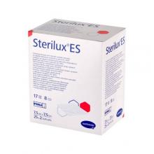 Zdjęcie produktu - Hartmann Sterilux ES Kompresy gazowe jałowe 7,5 cm x 7,5 cm, 25 x 2szt.