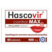 Zdjęcie produktu - Hascovir Control MAX 400mg, 60 tabletek