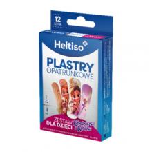 Zdjęcie produktu - Heltiso Plastry opatrunkowe Zestaw dla dzieci Księżniczki i Wr&oacute;żki, 12 szt.