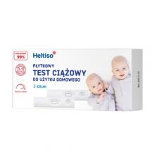 Zdjęcie produktu - Heltiso Test ciążowy płytkowy do użytku domowego, 2 szt.