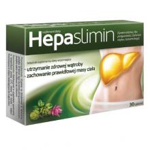 Zdjęcie produktu - Hepaslimin, 30 tabl. - wyciąg z liści karczocha