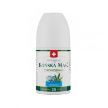 Zdjęcie produktu - HERBAMEDICUS Roll-on Końska maść z konopiami chłodząca, 90ml