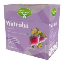 Zdjęcie produktu - Herbapol Wątroba herbatka ziołowa, 20 szt. KR&Oacute;TKA DATA 31.10.2026
