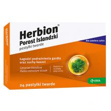 Zdjęcie produktu - Herbion Porost Islandzki 3 mg, 24 pastylki twarde