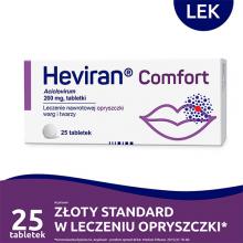 Zdjęcie produktu - Heviran Comfort - 25 tabletek