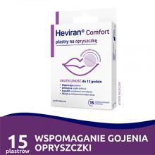 Zdjęcie produktu - Heviran Comfort Plastry na opryszczkę,15szt.