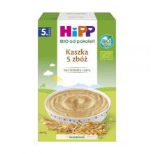 Zdjęcie produktu - HiPP BIO Kaszka 5 zb&oacute;ż po 5. miesiącu, 200 g