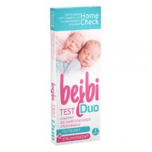 Zdjęcie produktu - Home Check Test ciążowy Bejbi Duo płytkowy + strumieniowy, 2 szt.