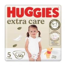 Zdjęcie produktu - HUGGIES Pieluchy Extra Care Mega rozmiar 5 (12-25kg), 50szt.