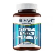 Zdjęcie produktu - HUMAVIT Cytrynian Magnezu + Witamina B6, 60kaps.