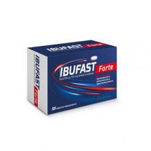 Zdjęcie produktu - Ibufast Forte ibuprofen 400 mg, 50 tabletek