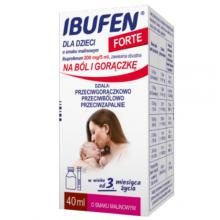 Ibufen dla dzieci Forte o smaku malinowym, 40ml