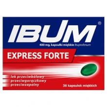 Zdjęcie produktu - Ibum Express Forte 400 mg, 36 kapsułek miękkich