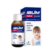 Zdjęcie produktu - IBUM Forte Pure - zawiesina dla dzieci na ból, gorączkę i stan zapalny, 100g