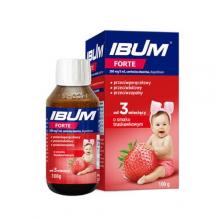 Zdjęcie produktu - IBUM FORTE Zawiesina o smaku truskawkowym 200 mg/5 ml - 100 g 