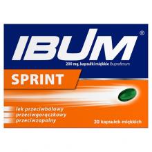 Zdjęcie produktu - Ibum Sprint 200 mg, 30 kapsułek miękkich