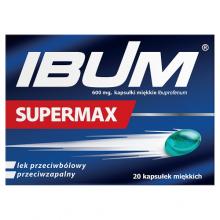 Zdjęcie produktu - Ibum Supermax 600 mg, 20 kapsułek miękkich