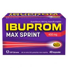 Zdjęcie produktu - Ibuprom Max Sprint 400 mg, 40 kapsułek