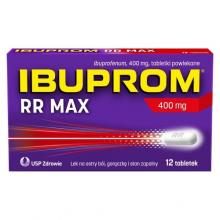 Zdjęcie produktu - Ibuprom RR MAX 400mg, 12 tabletek 