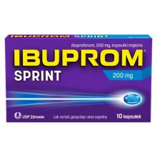Ibuprom SPRINT CAPS 200mg - 10 kapsułek