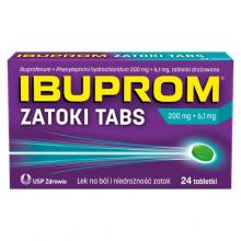 Zdjęcie produktu - Ibuprom Zatoki Tabs, 24 tabletki