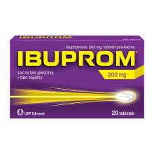 Zdjęcie produktu - Ibuprom 200 mg, 20 tabletek