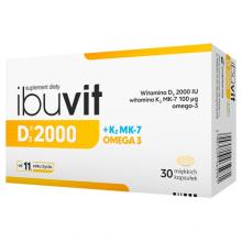 Ibuvit D3 2000 + K2 MK-7 Omega 3 - 30kaps.