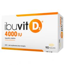 Zdjęcie produktu - Ibuvit D3 4000 IU, 90 kaps.